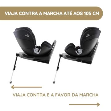 Britax Romer Cadeira Auto Swivel 2 viaja contra a marcha até aos 105 cm