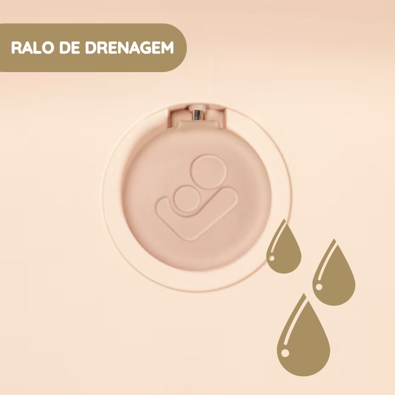 Maxi-Cosi Banheira Indigo ralo de drenagem