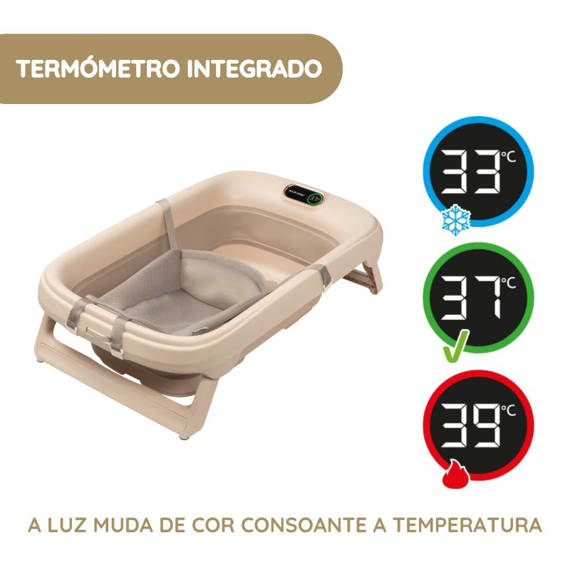 Maxi-Cosi Banheira Indigo termómetro integrado
