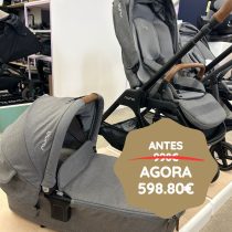 Pack Nuna Carrinho de Bebé Triv + Alcofa - Granite