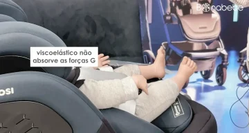 Cadeira Auto Maxi-Cosi Emerald 360 S - Viscoelástico não absorve as forças G