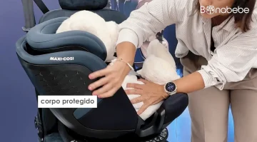 Cadeira Auto Maxi-Cosi Emerald 360 S - O corpo fica melhor protegido nesta fase