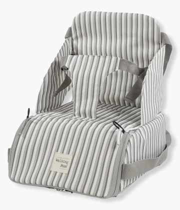 Cadeira da Papa Portátil Walking Mum Botton Riscas