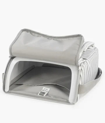 Cadeira da Papa Portátil Walking Mum Botton Riscas