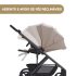 Anex Carrinho de Bebé Modu assento e apoio de pés reclináveis