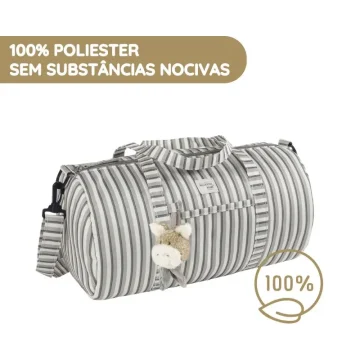 Bolsa Weekend Botton Rayas da Walking Mum Bolsa Weekend Botton Rayas da Walking Mum 100% poliester