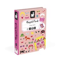 Janod Livro Magnético Crazy Faces Rapariga