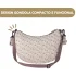 Mala Crossbody Gondola Gala Cerise da Walking Mum design gondola compacto e funcional