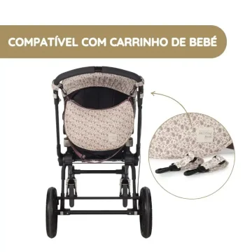 Mala Crossbody Gondola Gala Cerise da Walking Mum Mala Crossbody Gondola Gala Cerise da Walking Mum compatível com carrinho de bebé