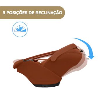 Maxi-Cosi Cadeira Auto Coral Slide Pro 3 posições de reclinação