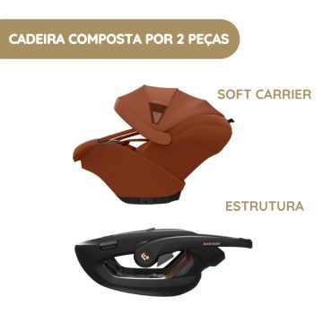 Maxi-Cosi Cadeira Auto Coral Slide Pro cadeira composta por 2 peças