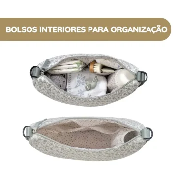 Walking Mum Mala Crossbody Gondola Gala Mint Walking Mum Mala Crossbody Gondola Gala Mint Bolsos interiores para organização