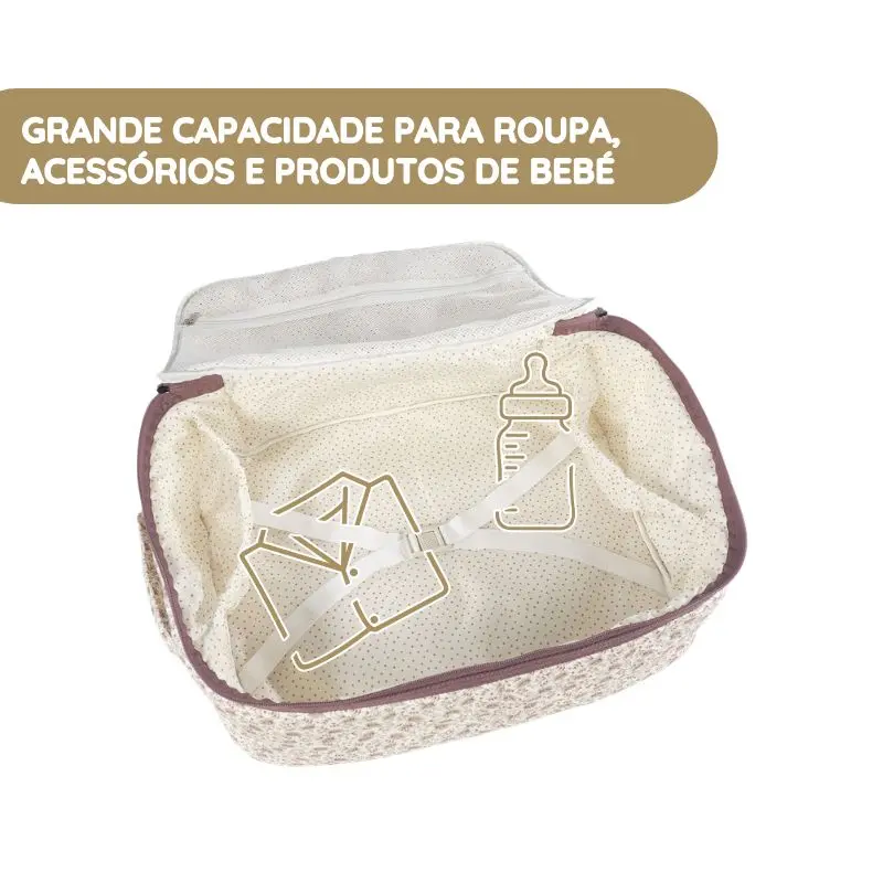 Walking Mum Mala de Maternidade Gala Cerise