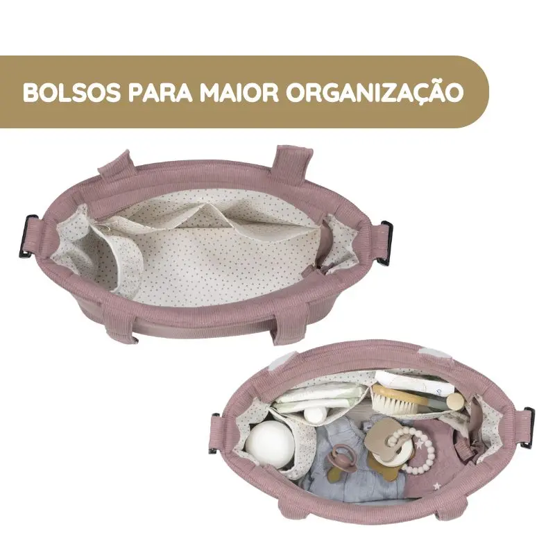 Walking Mum Mala de Passeio Pana Gala cerise