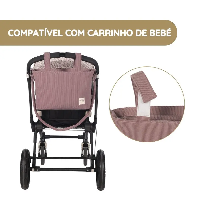 Walking Mum Mala de Passeio Pana Gala cerise