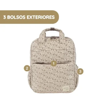 Mum Mochila Gala Cerise Mum Mochila Gala Cerise 3 bolsos exteriores