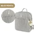 Walking Mum Mochila Kids Botton Rayas bolso frontal