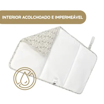 Walking Mum Muda Fraldas Gala Mint Walking Mum Muda Fraldas Gala Mint Interior acolchoado e impermeável