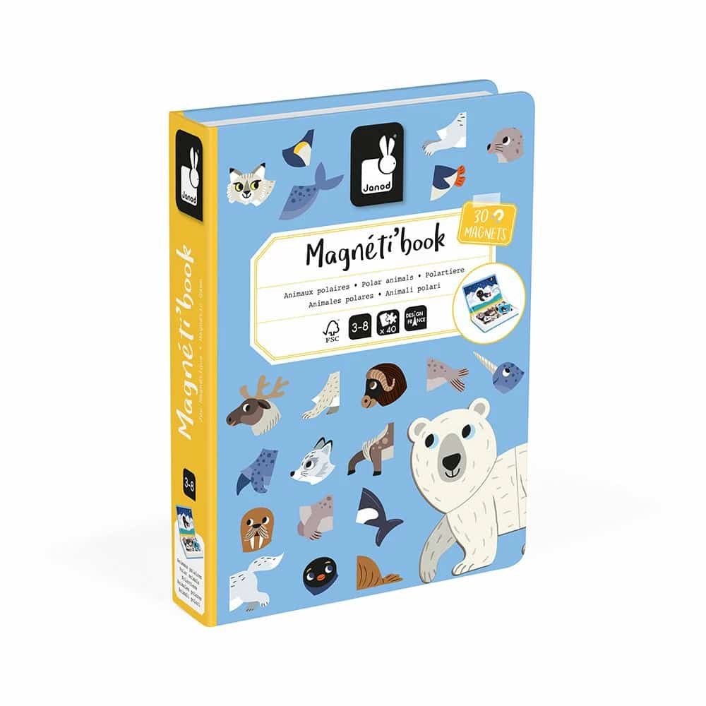 Janod Livro Magnético Animais do Gelo
