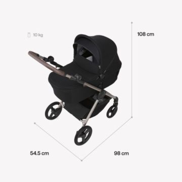 Dimensões carrinho IQ + alcofa