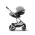 Cybex Carrinho de Bebé Balios S Lux SLV - Stone Grey