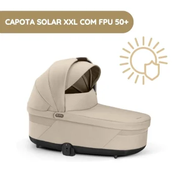 Cybex Alcofa S LUX Capota solar XXL com FPU 50+ Cybex Alcofa S LUX Capota solar XXL com FPU 50+
