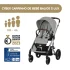Cybex Carrinho de Bebé Balios S Lux SLV - Stone Grey