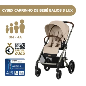 Cybex Carrinho de Bebé Balios S Lux TPE - Almond Beige