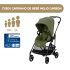 Cybex Carrinho de Bebé Melio Carbon - Moss Green