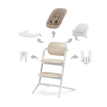 Cybex Cadeira da Papa Lemo 4 em 1 - Sand White