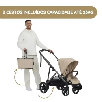 cybex carrinho de bebé e-gazelle s tpe 2 cestos incluídos capacidade até 23kg cybex carrinho de bebé e-gazelle s tpe 2 cestos incluídos capacidade até 23kg
