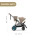 cybex carrinho de bebé e-gazelle s tpe dimensões aberto