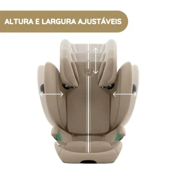 Cybex Solution G2 i-Fix Conforto e Ajuste Cybex Solution G2 i-Fix Conforto e Ajuste