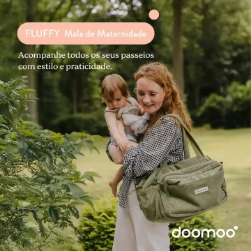 Doomoo Mala Muda Fraldas Fluffy Doomoo Mala Muda Fraldas Fluffy - Corduroy Kaki