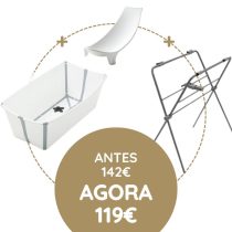 Stokke Flexi Bath + Redutor + Suporte - Branco