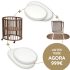 Stokke Sleepi Mini Berço + Extensão + Colchões + Lençóis - Warm Brown