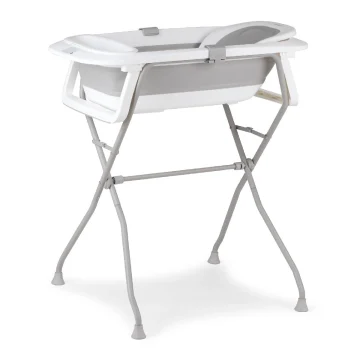 bébécar banheira bebé bath + suporte - cinza bébécar banheira bebé bath + suporte - cinza