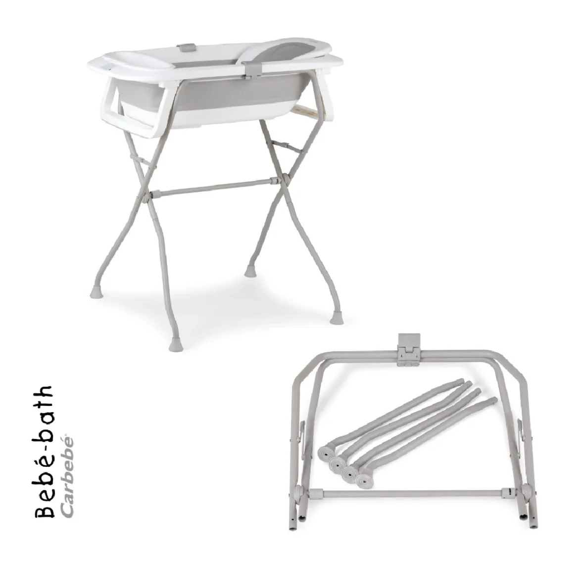 bébécar banheira bebé bath + suporte desmontado
