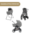 Carrinho de Bebé Inglesina Aptica System Duo - Crystal Grey