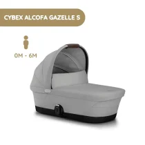 Cybex Alcofa Gazelle S - Stone Grey