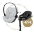 Pack Cybex Cloud G + Base Isofix G - Fog Grey