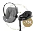 Pack Cybex Cloud G + Base Isofix G -Stone Grey